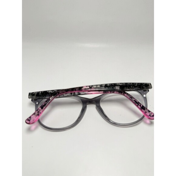 KENSIE LUCKY EYEGLASS FRAME OVAL FULL-RIM WOMENS PLASTIC BK 49-19-135 Pink - Picture 6 of 6